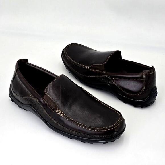 Cole Haans Tucker Venetian Slip On Loafers C04059 Brown Leather Mens\' 10.5M